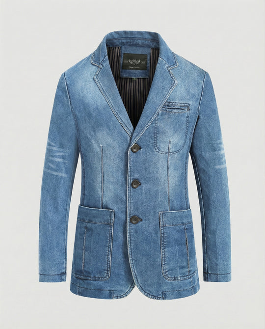 Herren Blazer Herren unstrukturiert