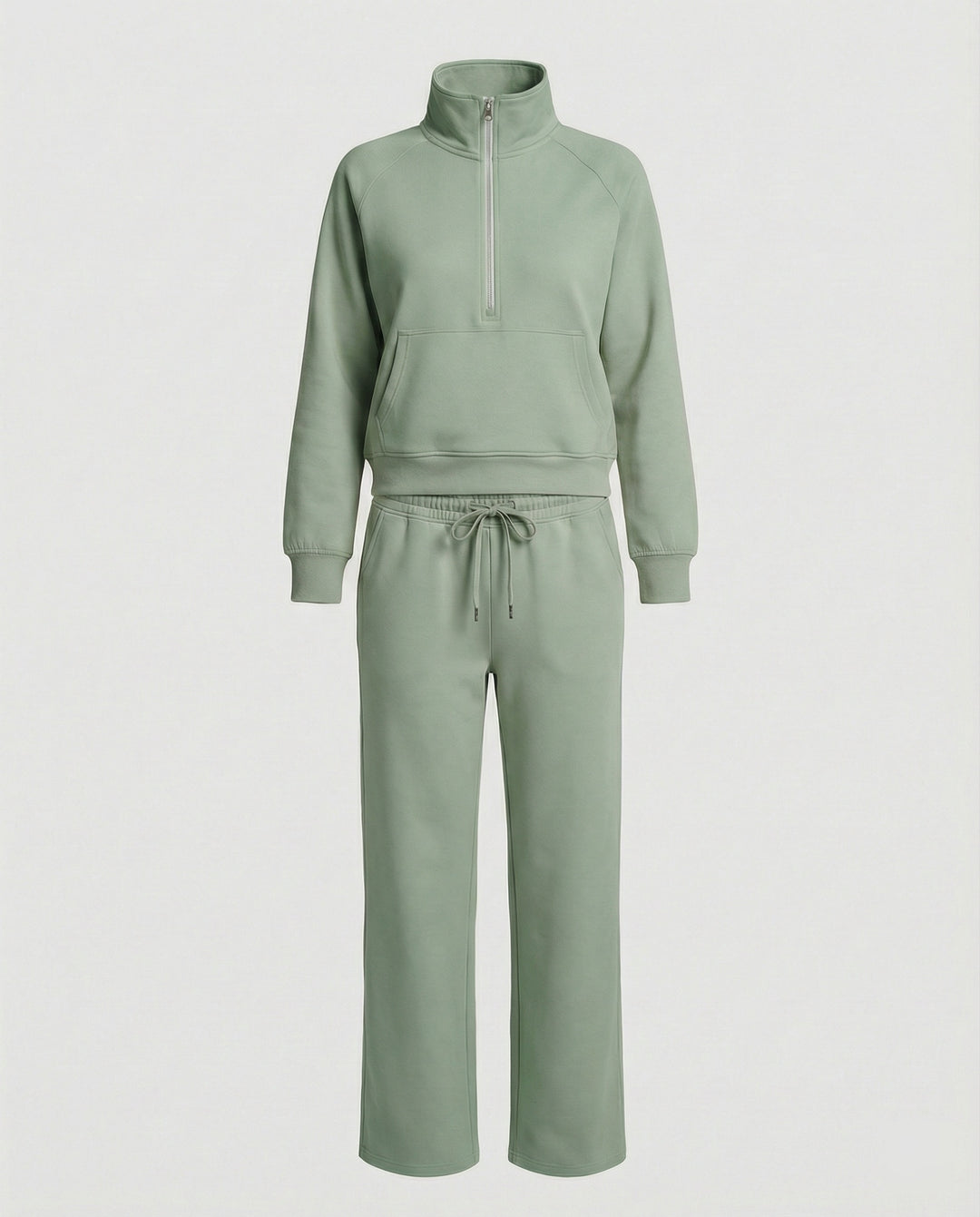 Jogginganzug Damen mit hohem Kragen
