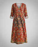 Boho Maxikleid Sommer Damen Taschen