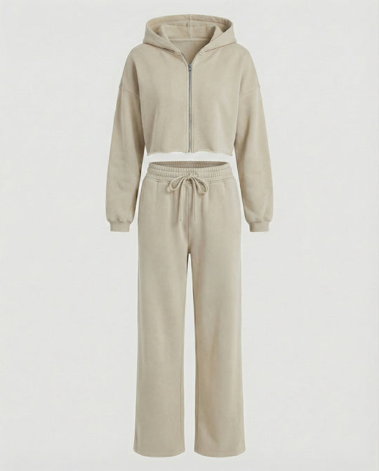 Damen Sweatset mit Kapuze und Jogginghose