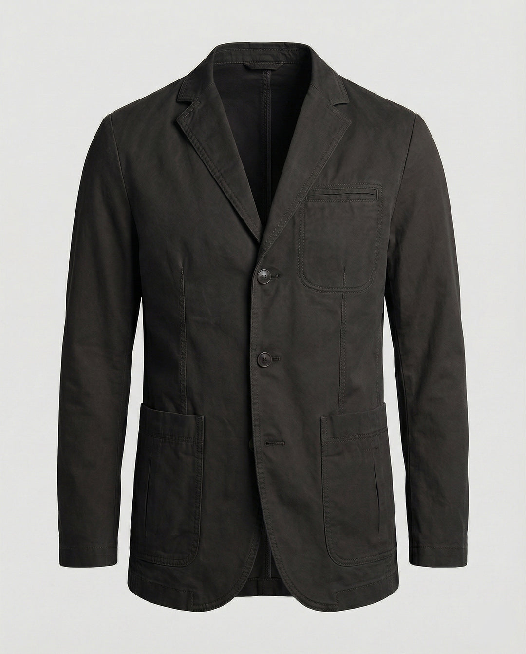 Herren Blazer Herren Baumwolle leger
