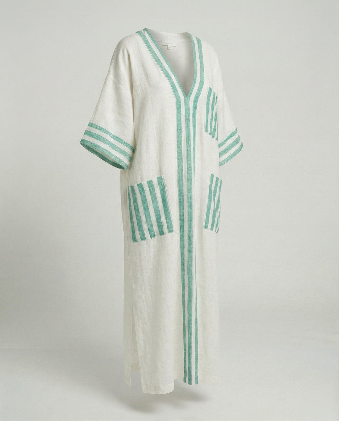 Leinen Kaftan Maxikleid Damen