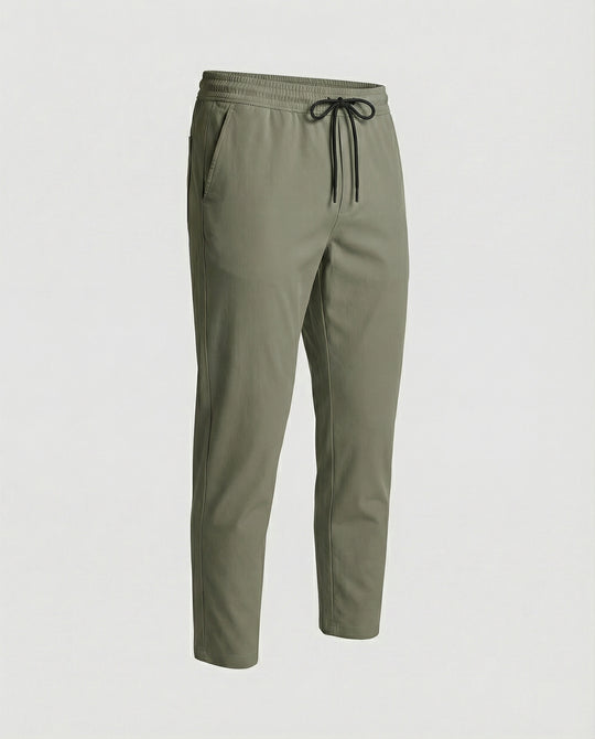 Herren leichte Freizeit-Hose mit verstellbarem Bund und modernen Seitentaschen R&B