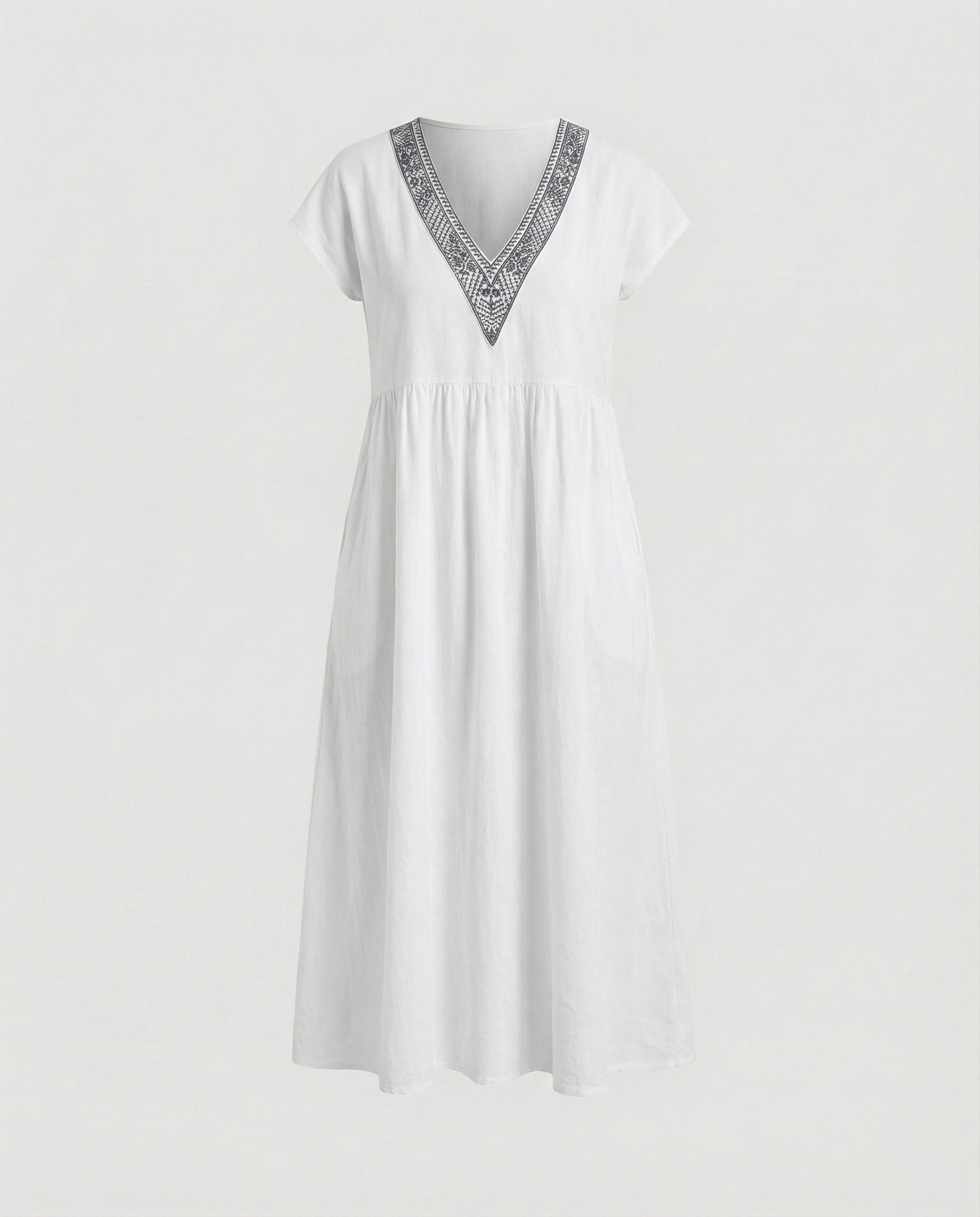 Damen Midikleid Sommer Spitze