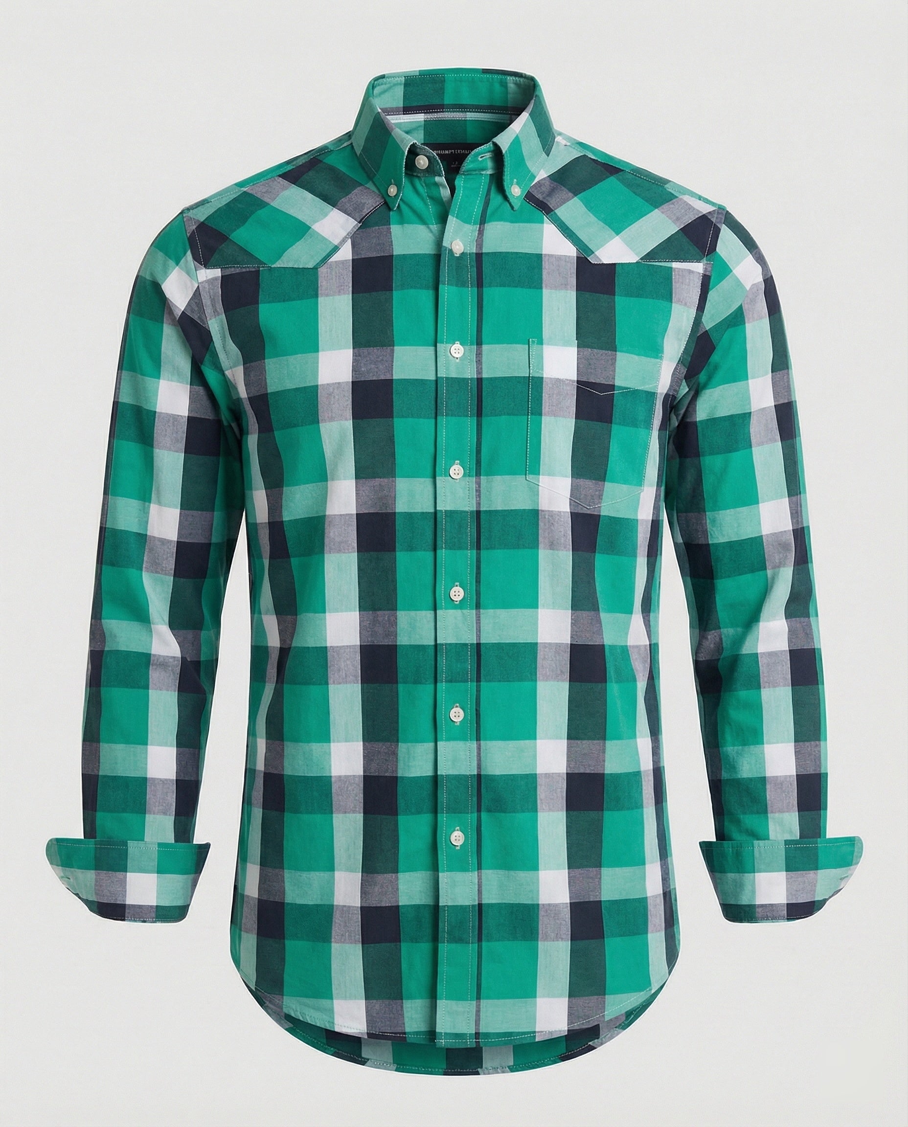 Herren Flanell Langarmhemd Kariert