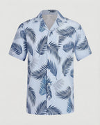 Kurzarm Hawaiihemd Herren Palmenprint