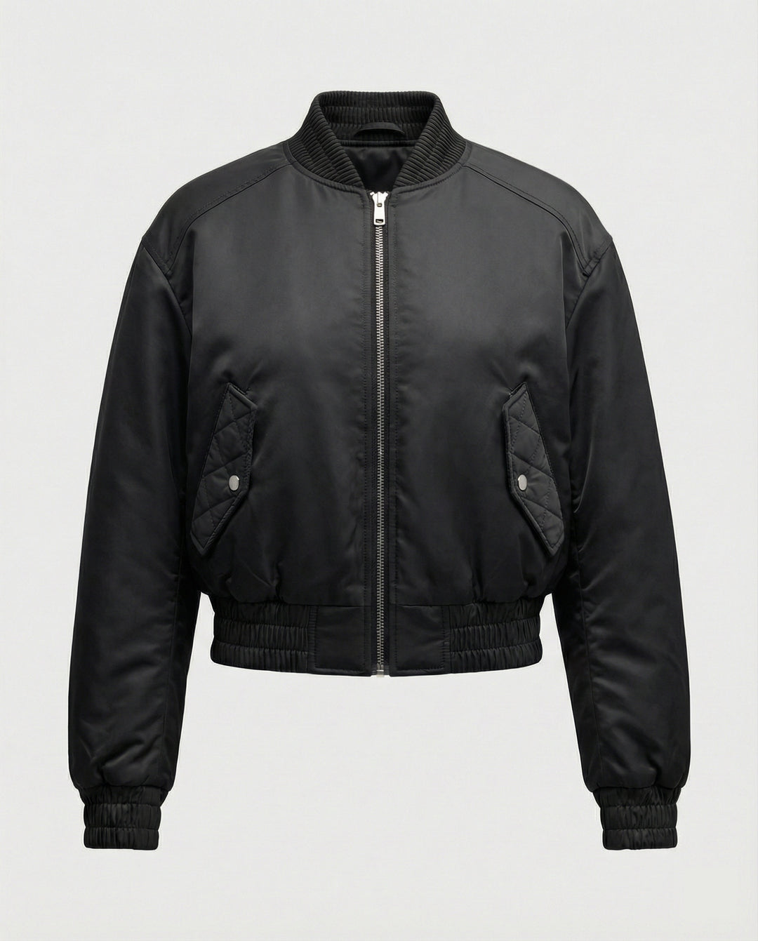 Damen Bomberjacke mit hohen Bündchen