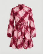 Damen Freizeitkleid Mini mit Volant