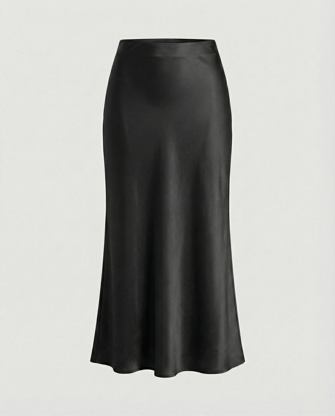 Damen Longskirt aus glattem Satin von R&B