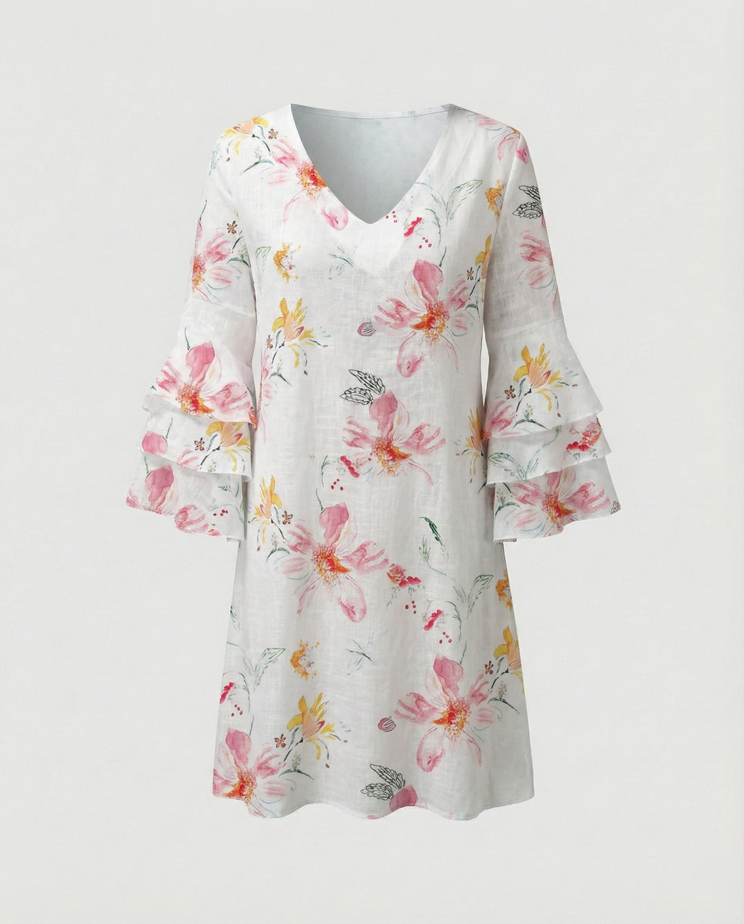 Damen Minikleid floral Sommer