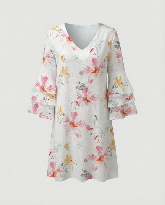Damen Minikleid floral Sommer