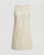 Damen Freizeitkleid Leinen A-Linie