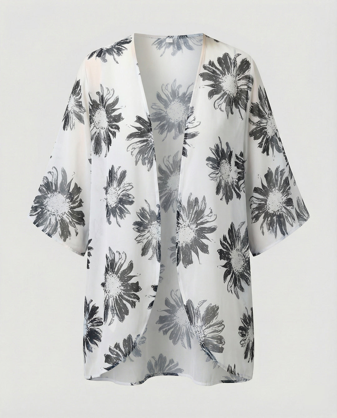 Offener Kimono Damen Floral