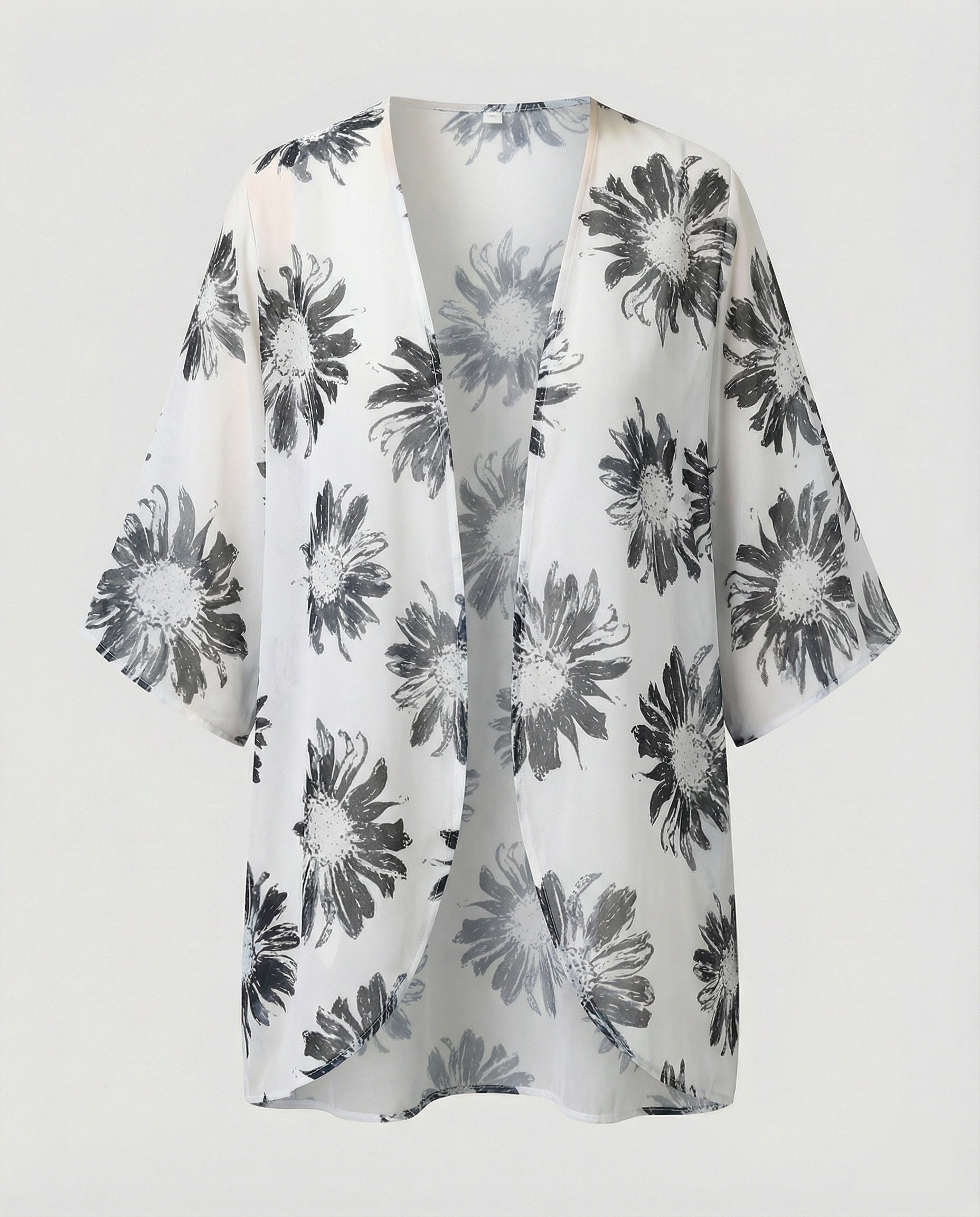 Offener Kimono Damen Floral