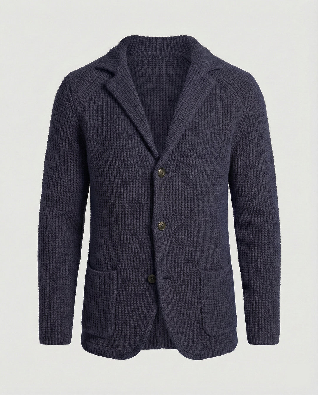 Herren Strickblazer mit Reverskragen