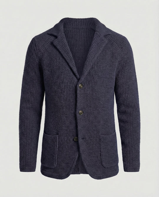 Herren Strickblazer mit Reverskragen