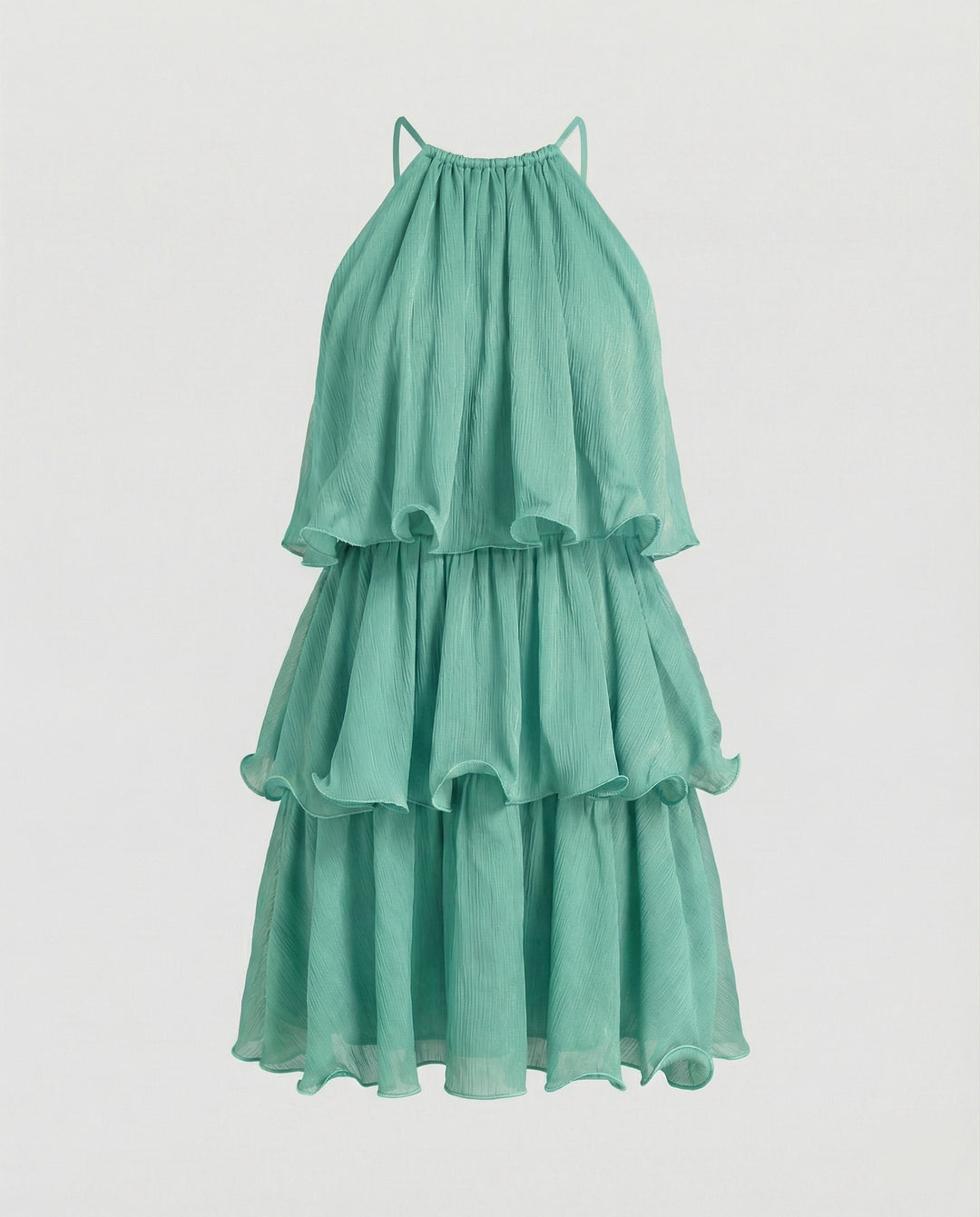Damen Freizeitkleid Mini hochgeschlossen