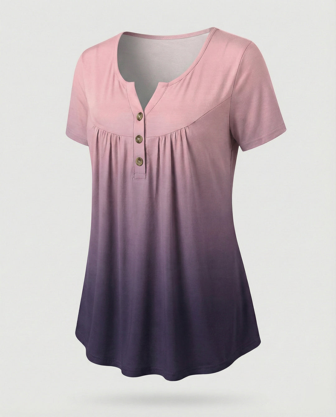 Damen Tunika Damen U-Ausschnitt Print