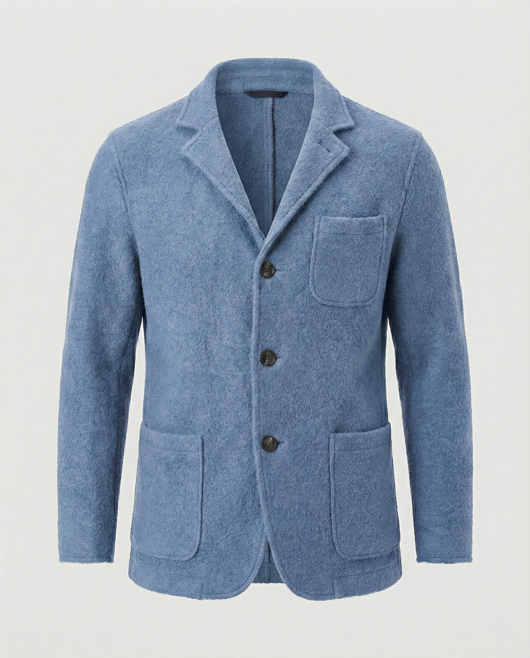 Herren elegante Strickjacke mit praktischem Schnitt und modischen Details