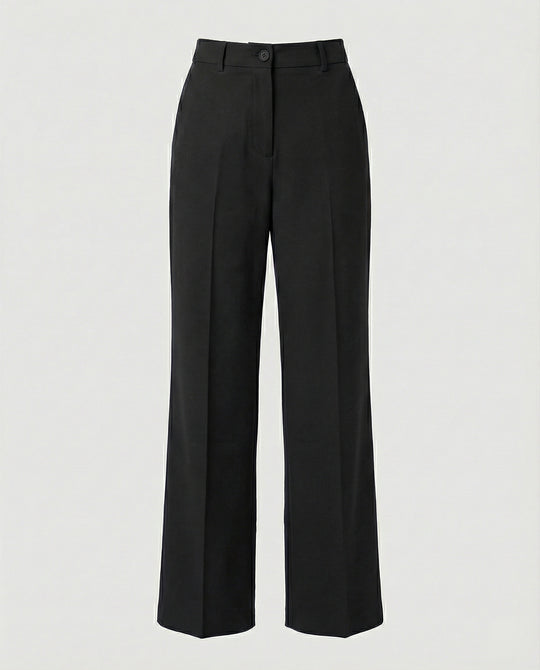 Damen Hochtaillierte Weite Hose