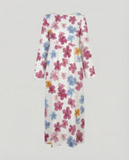 Damen Maxikleid floral mit Taschen