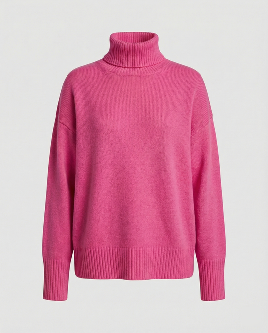 Damen kuscheliger Rollkragenpullover R&B
