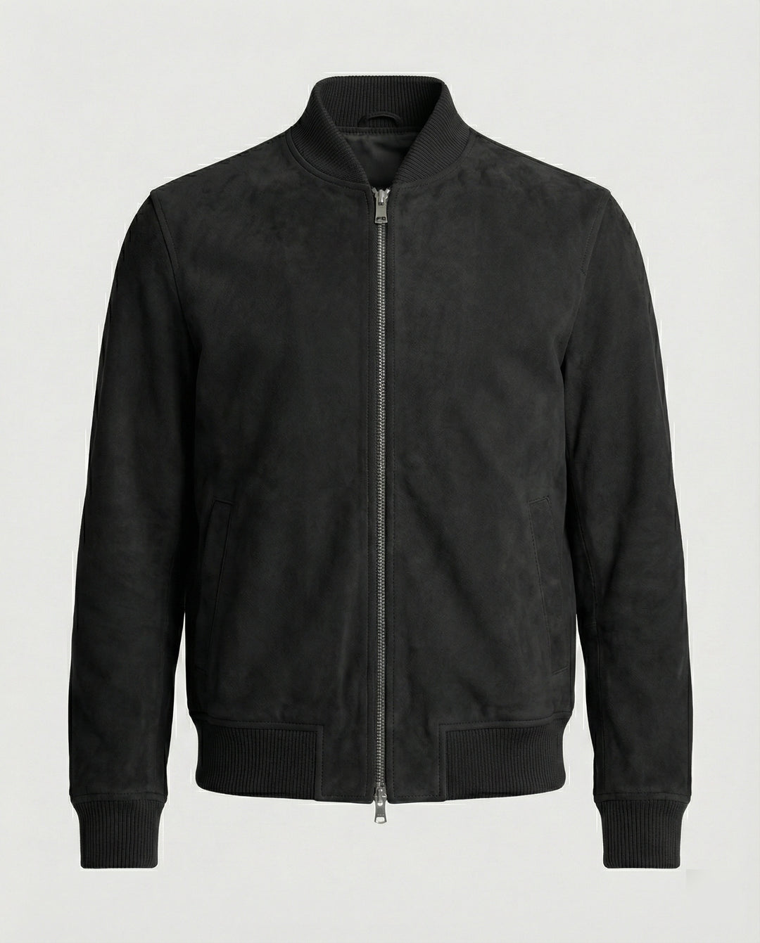 Freizeitkleidung Herren Bomberjacke Lederoptik