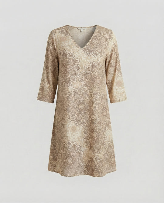 Freizeitkleid Damen Viskose Kleid