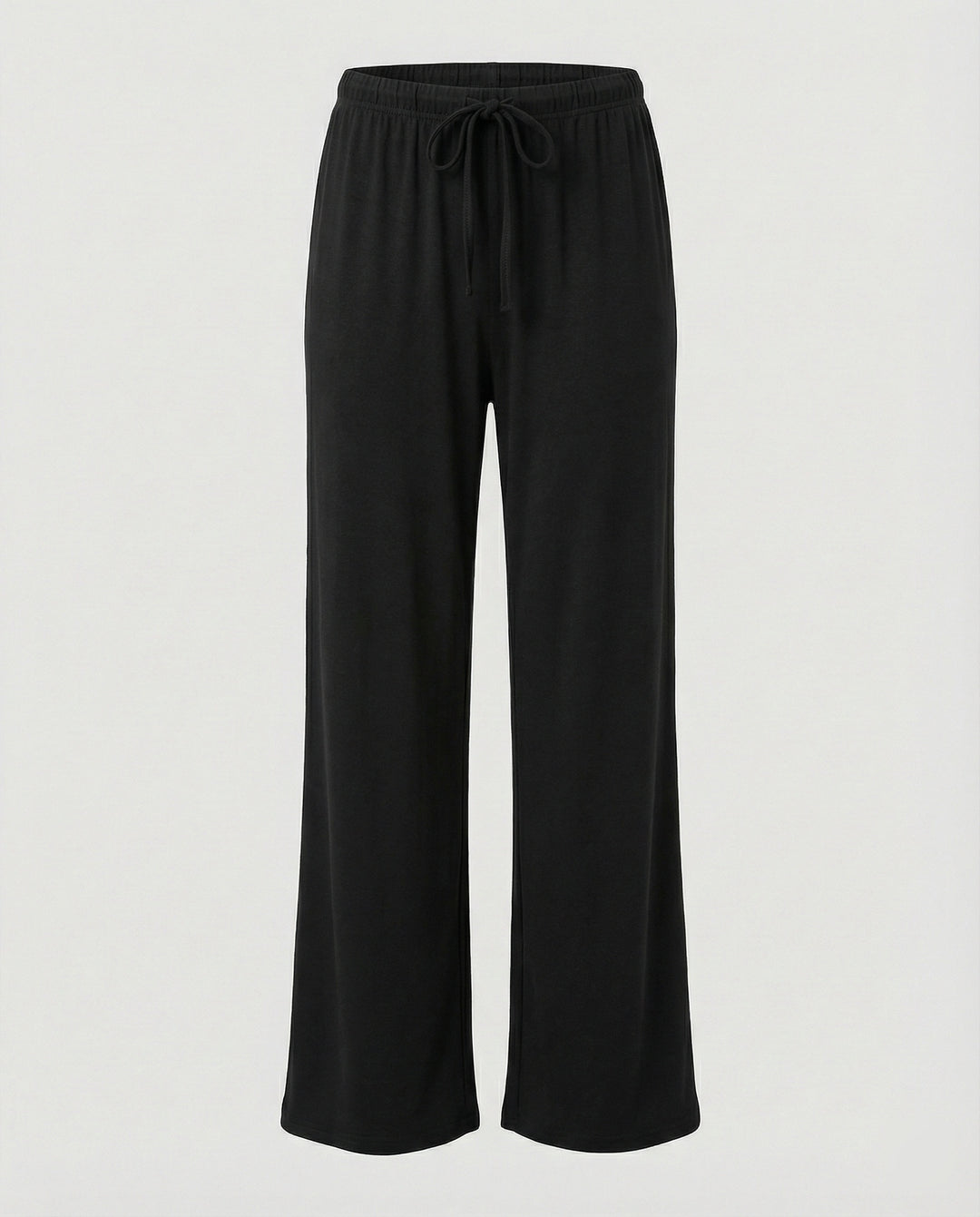 Damen Stoffhose Damen weit Jersey