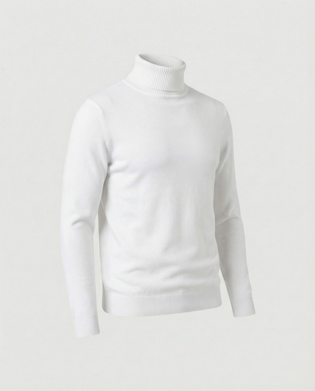 Herren Rollkragenpullover aus weichem Merinowolle R&B