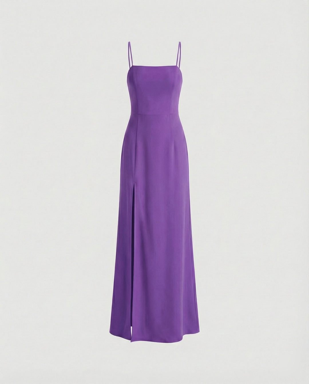 Damen Elegantes Abendkleid mit schwingendem Rock und tiefem Schlitz R&B