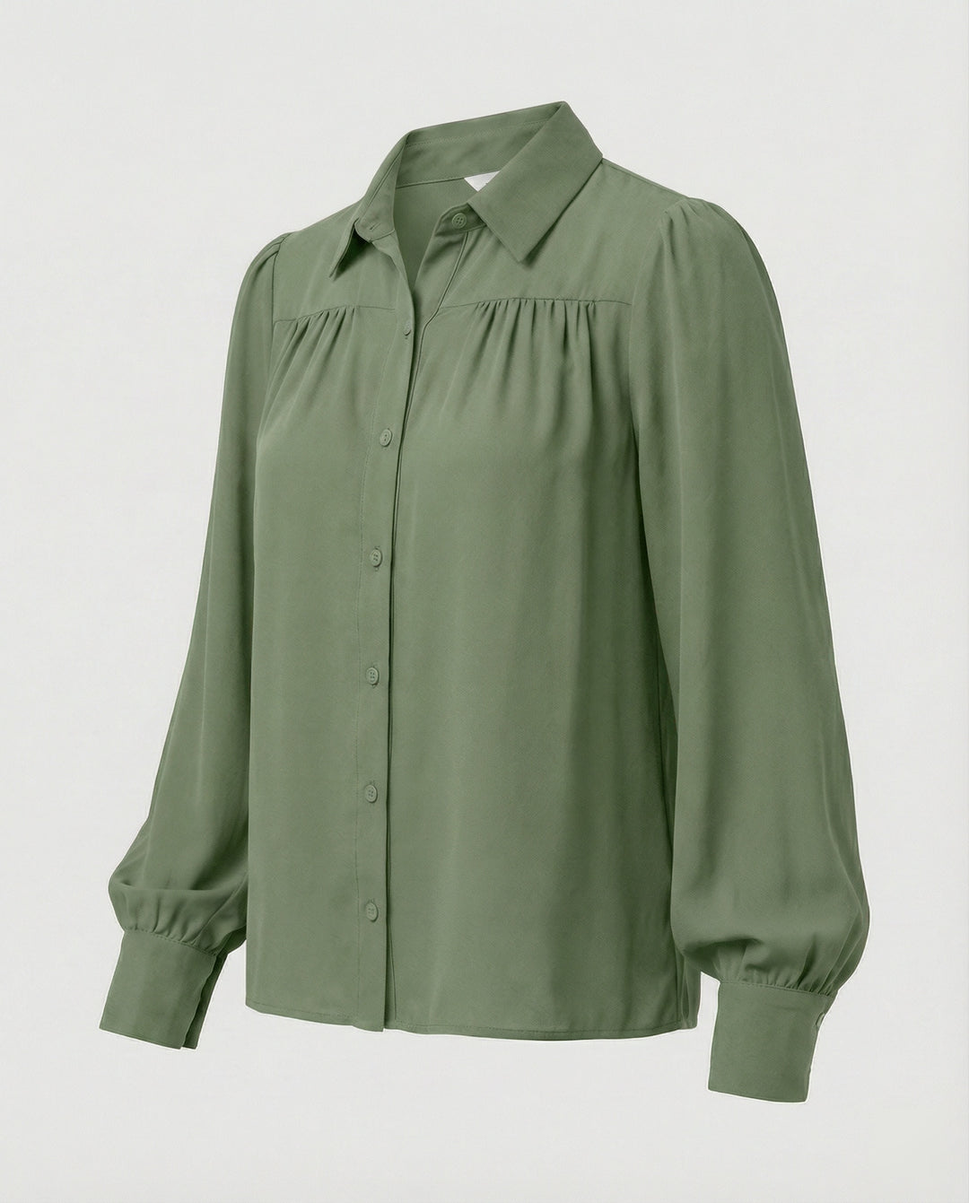 Damen Bluse mit voluminösen Ärmeln und eleganten Rüschendetails R&B