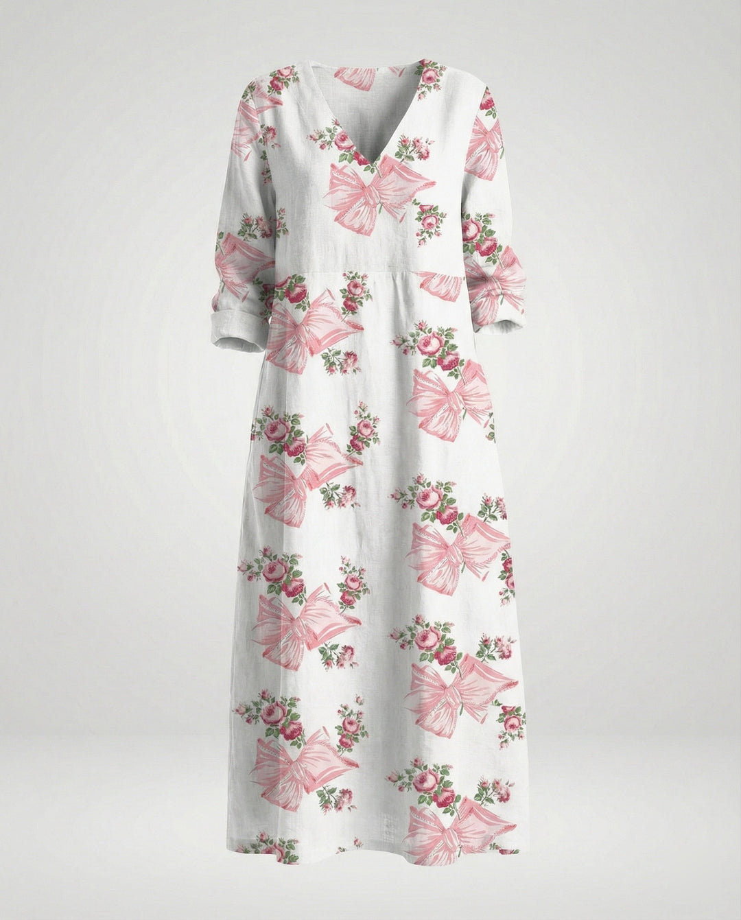 Boho Maxikleid Sommer Damen Taschen