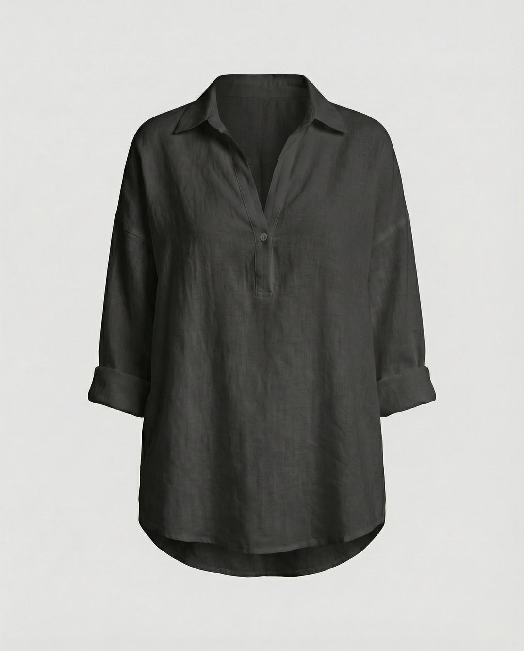 Leinenbluse Damen mit Knopfleiste