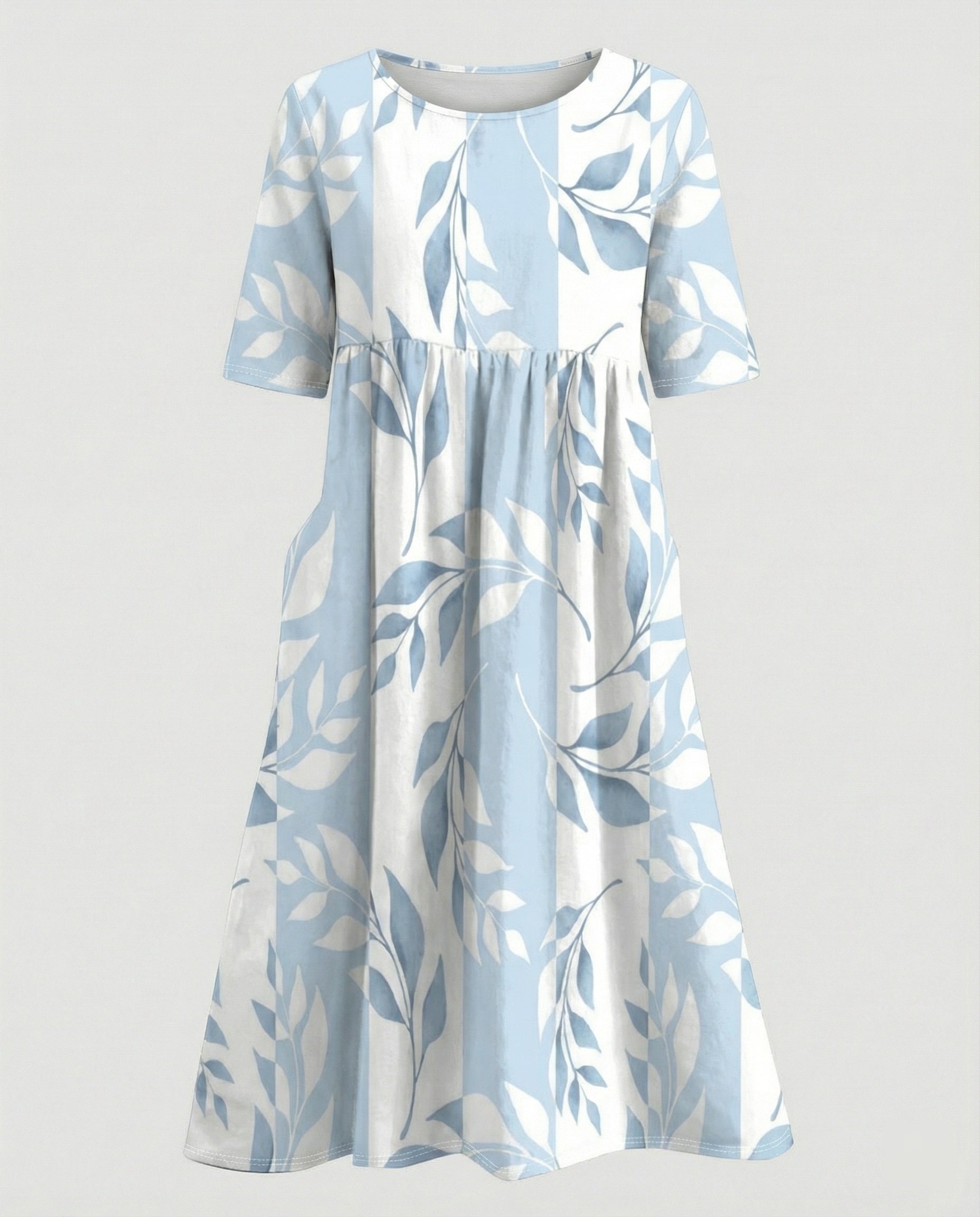 Damen Maxikleid mit Taschen luftig