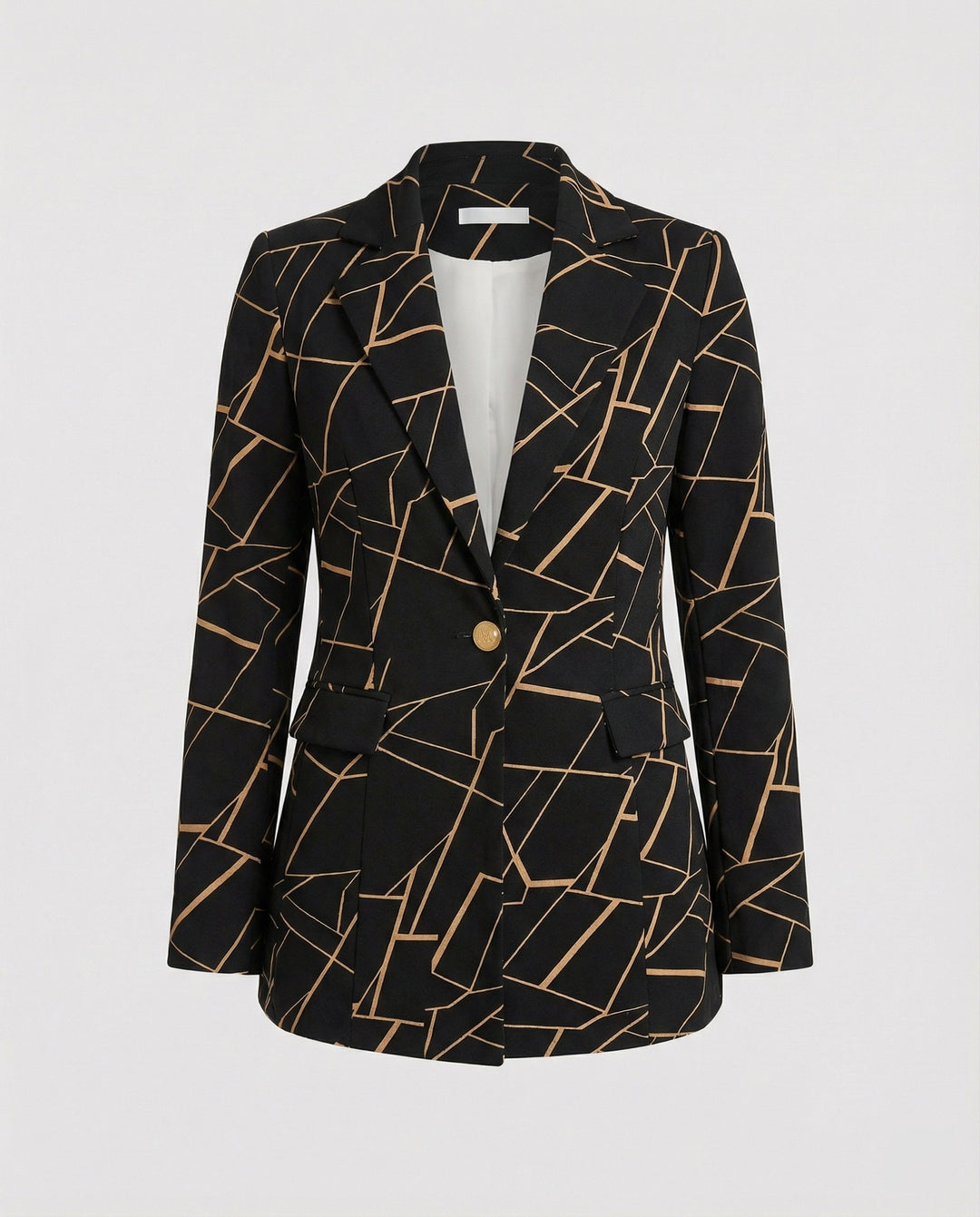 Damen Blazer Hahnentritt tailliert