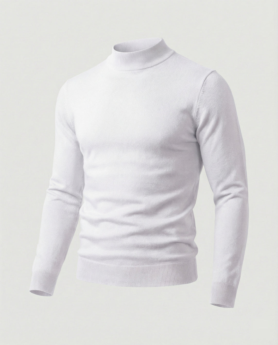 Herren eleganter Pullover mit Stehkragen R&B