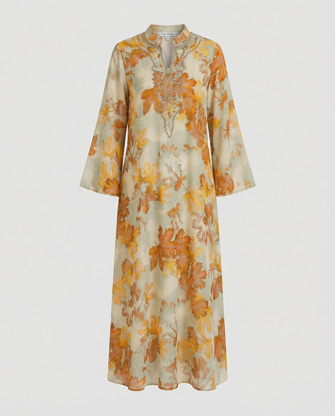 Maxikleid Damen Kimono Stil