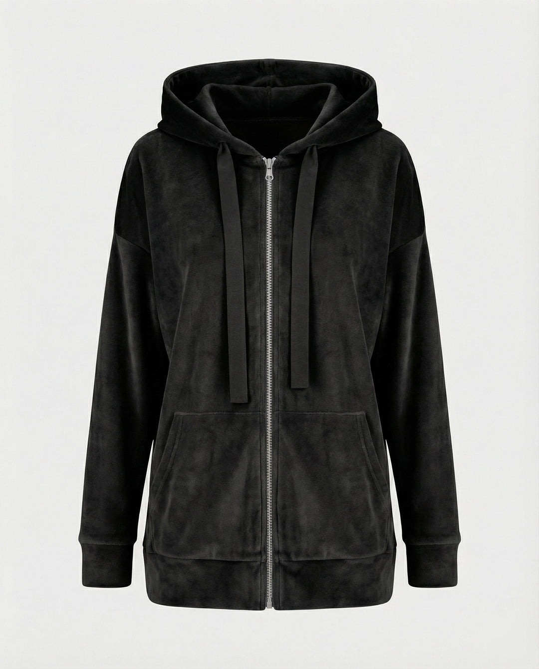 Freizeitkleidung Damen Velours Kapuzenjacke