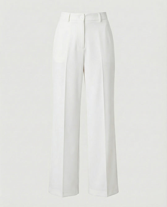 Damen Hochtaillierte Weite Hose