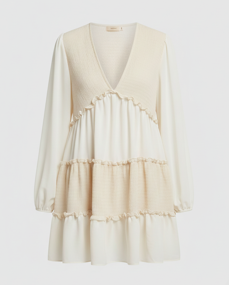 Freizeitkleid Damen A-Linien Minikleid
