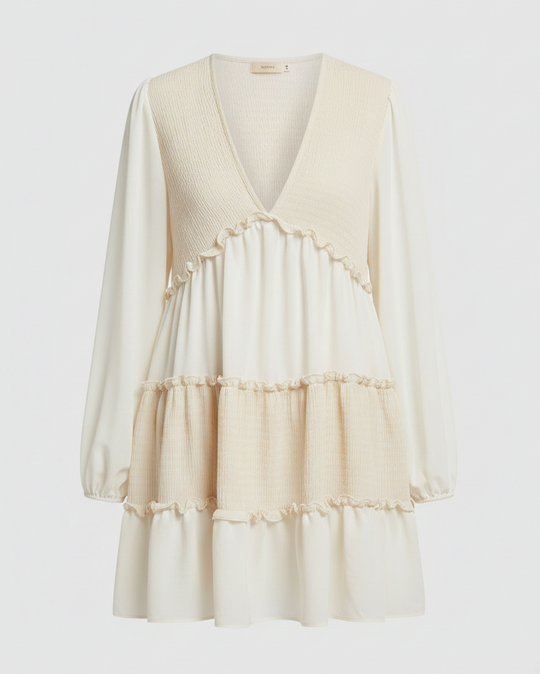 Freizeitkleid Damen A-Linien Minikleid