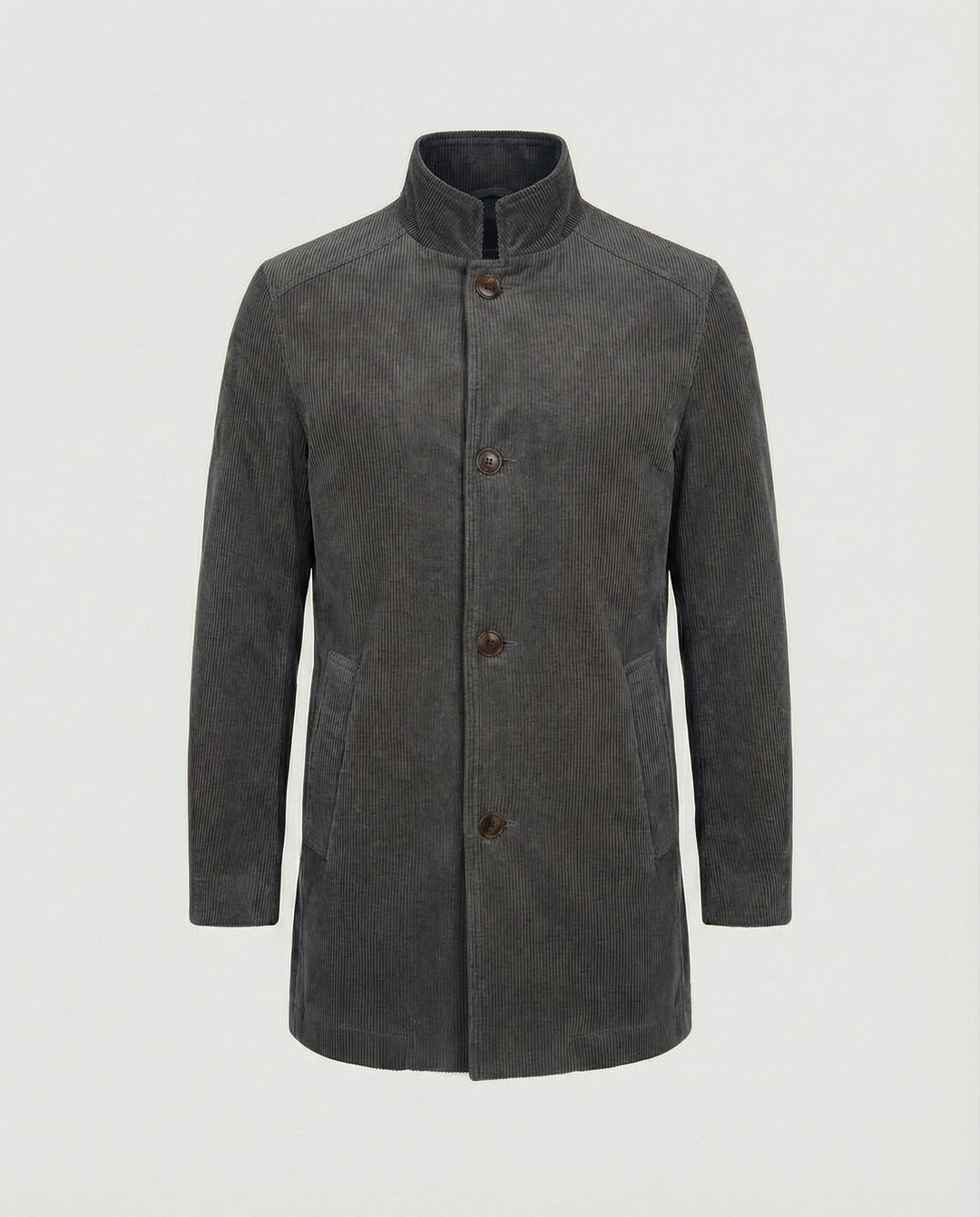 Herren Cordjacke mit hohem Kragen
