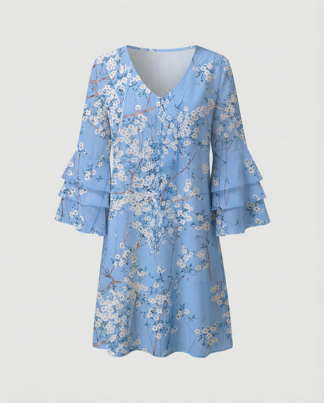 Damen Minikleid floral Sommer