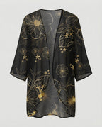 Offener Kimono Damen Floral