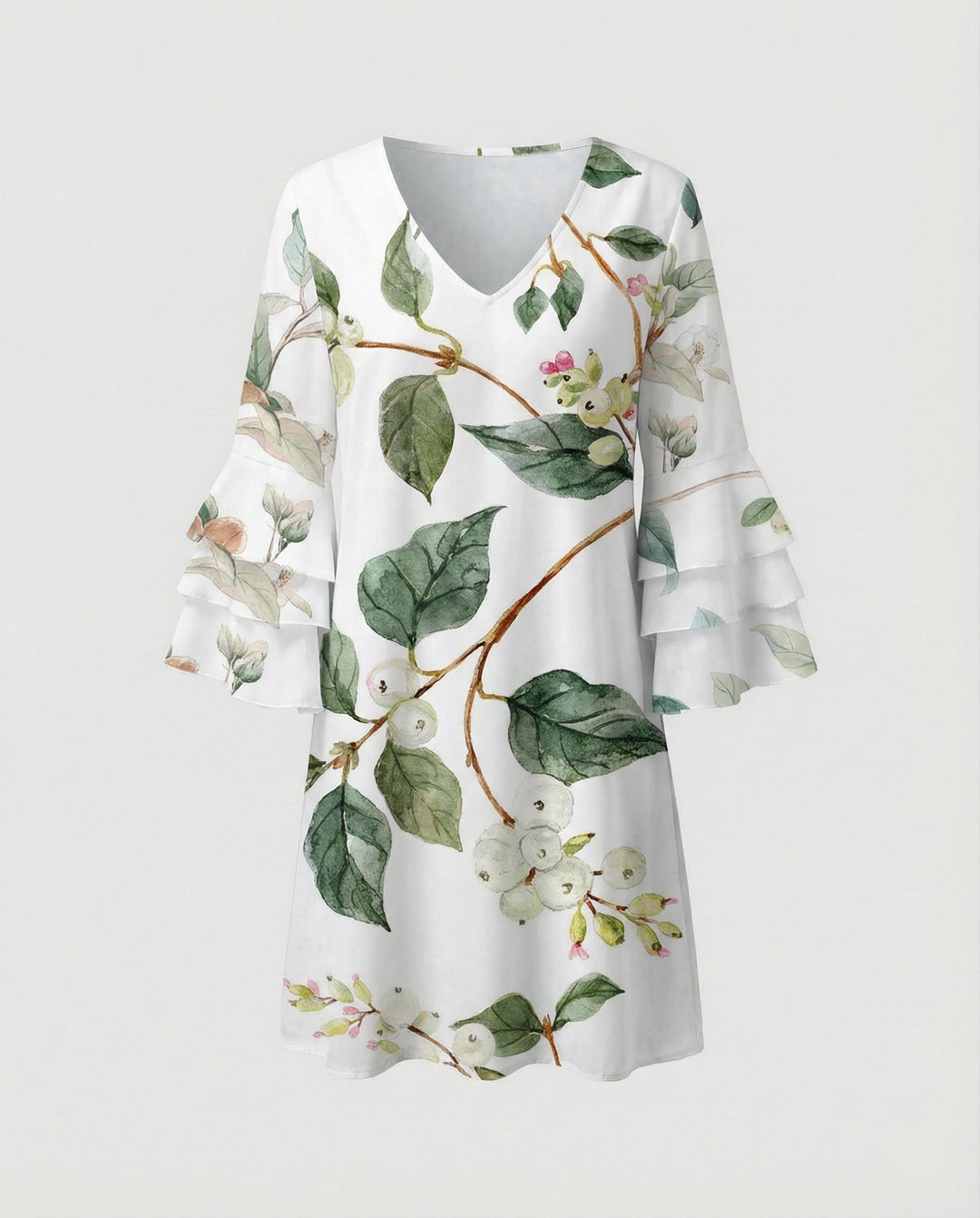 Damen Minikleid floral Sommer