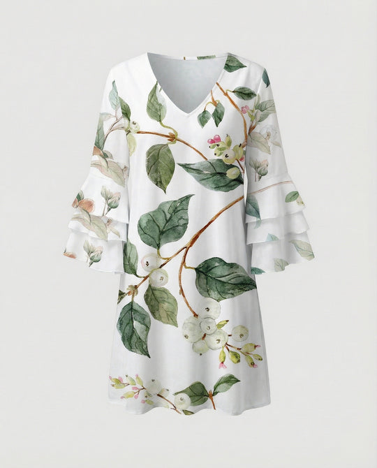 Damen Minikleid floral Sommer