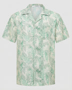 Kurzarm Hawaiihemd Herren Palmenprint