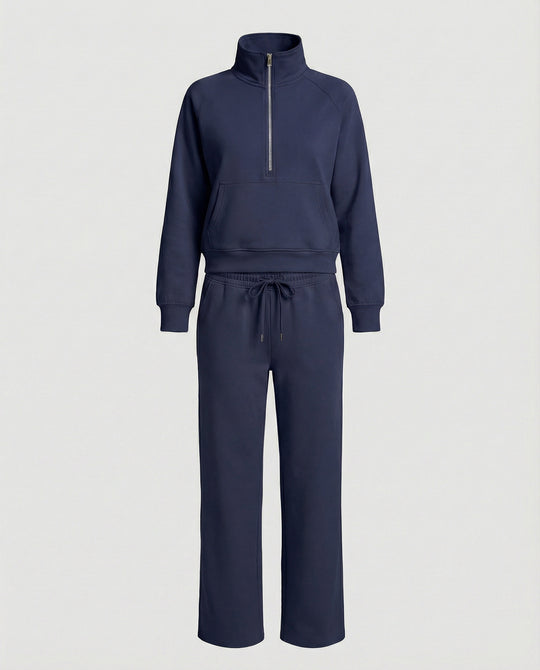 Jogginganzug Damen mit hohem Kragen