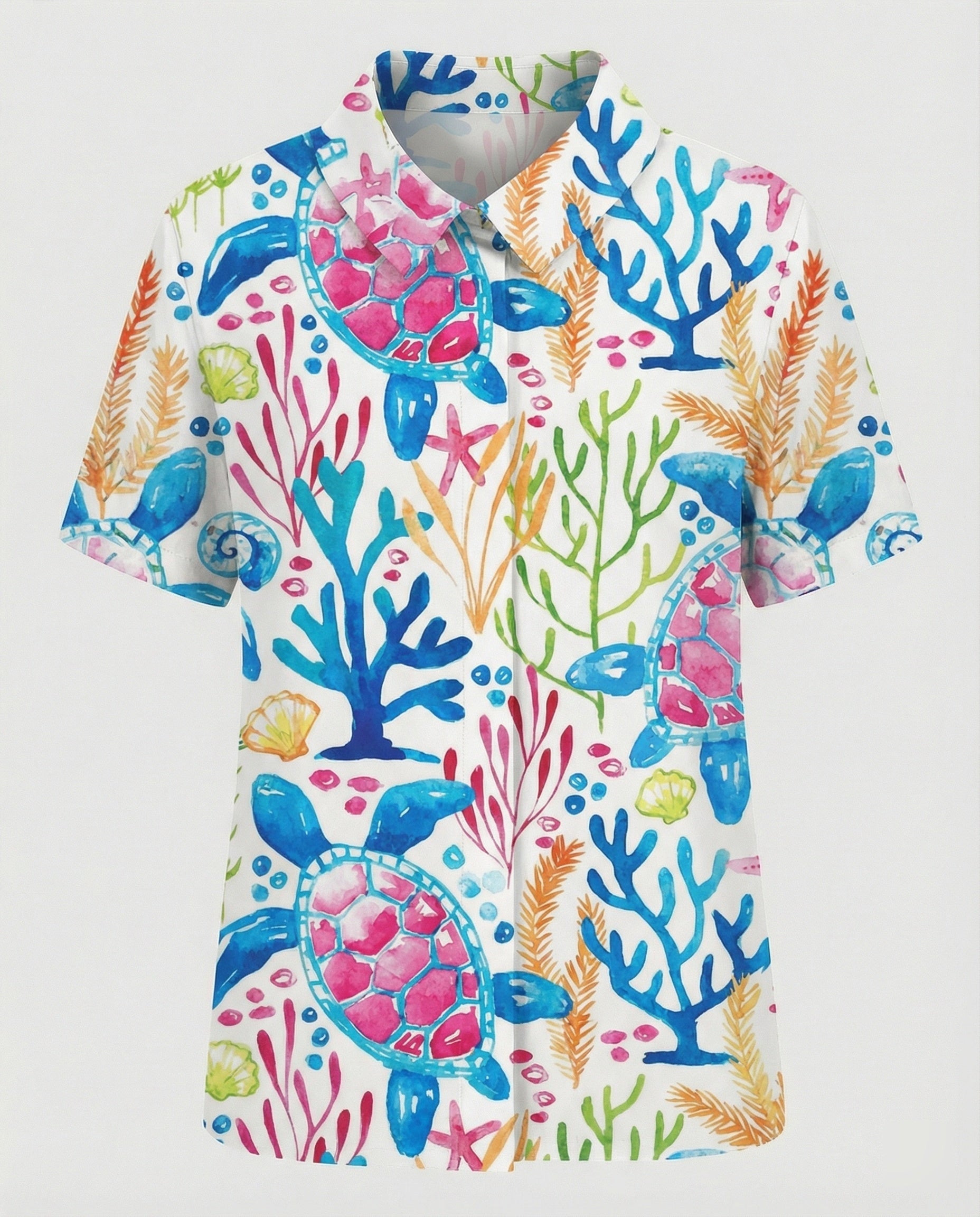 Damen Bluse Leinen Peter Pan Kragen
